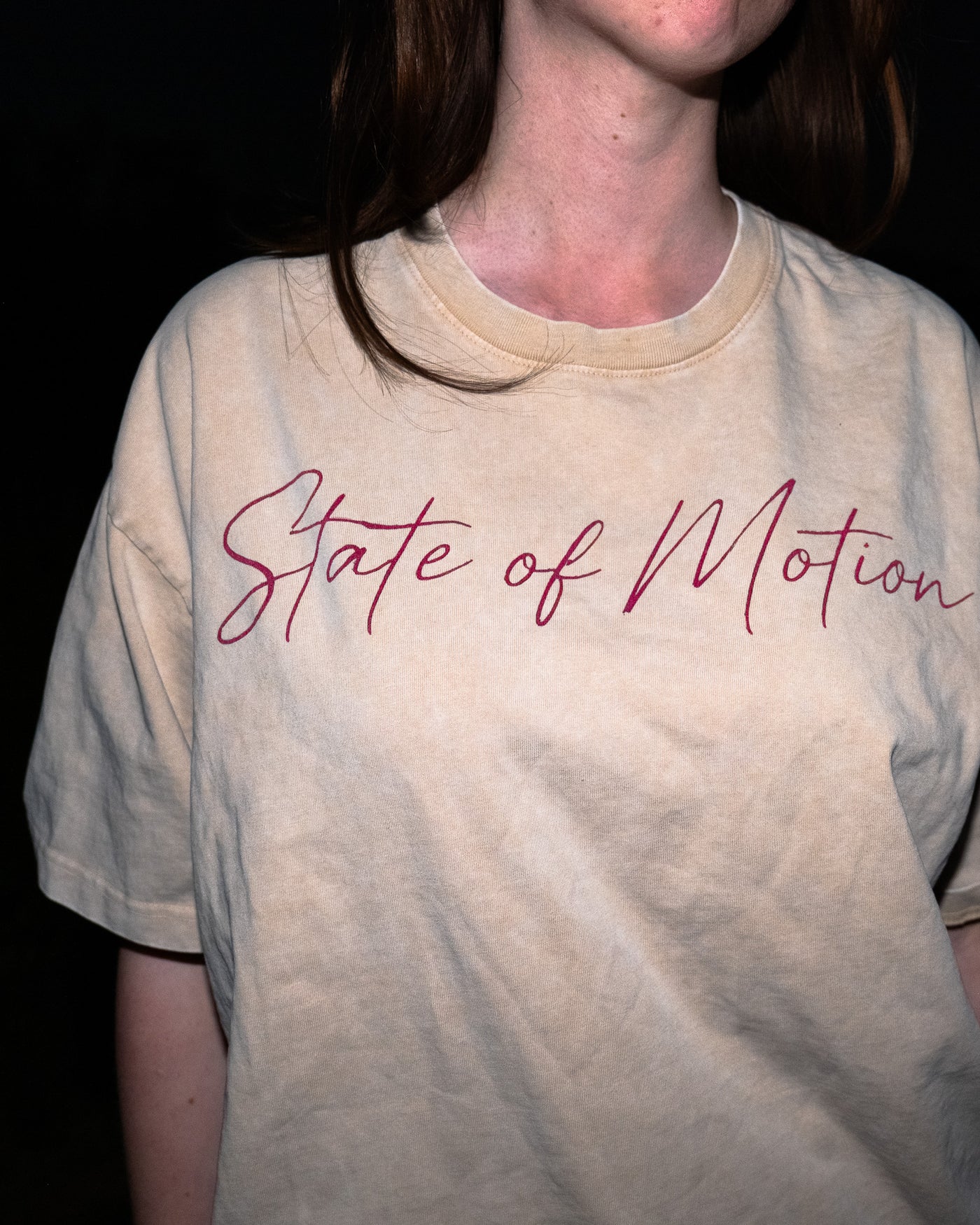 STATE OF MOTION - TAN - PREMIUM T SHIRT