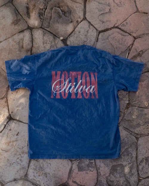 MOTION - BLUE WASHED - PREMIUM T SHIRT
