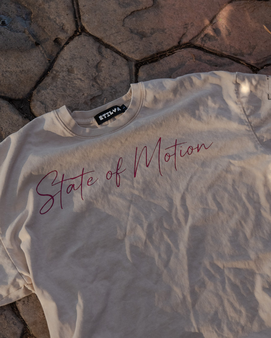 STATE OF MOTION - TAN - PREMIUM T SHIRT