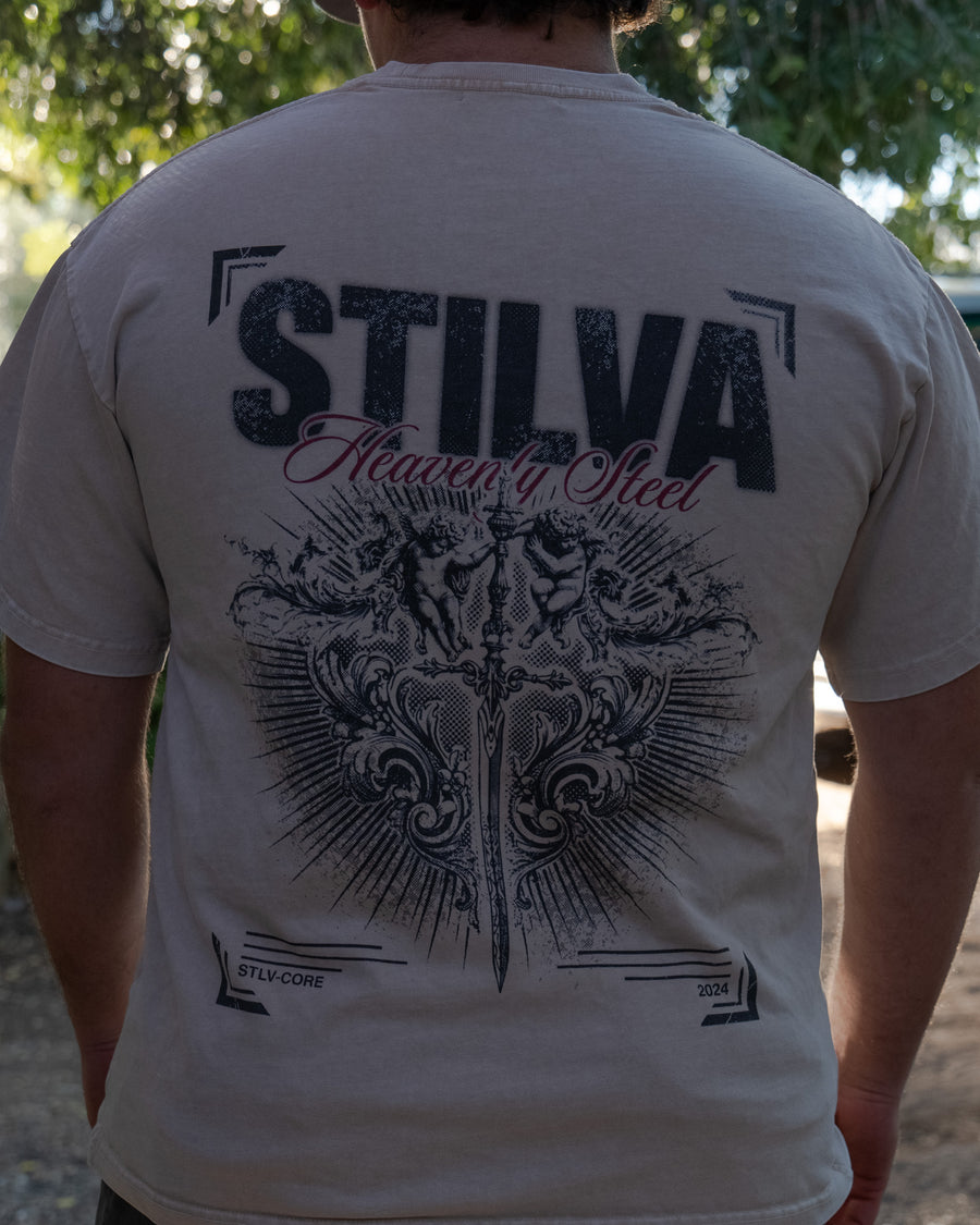 HEAVENLY STEEL - TAN - PREMIUM T SHIRT