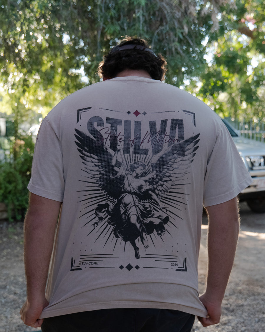 STATE OF MOTION - TAN - PREMIUM T SHIRT