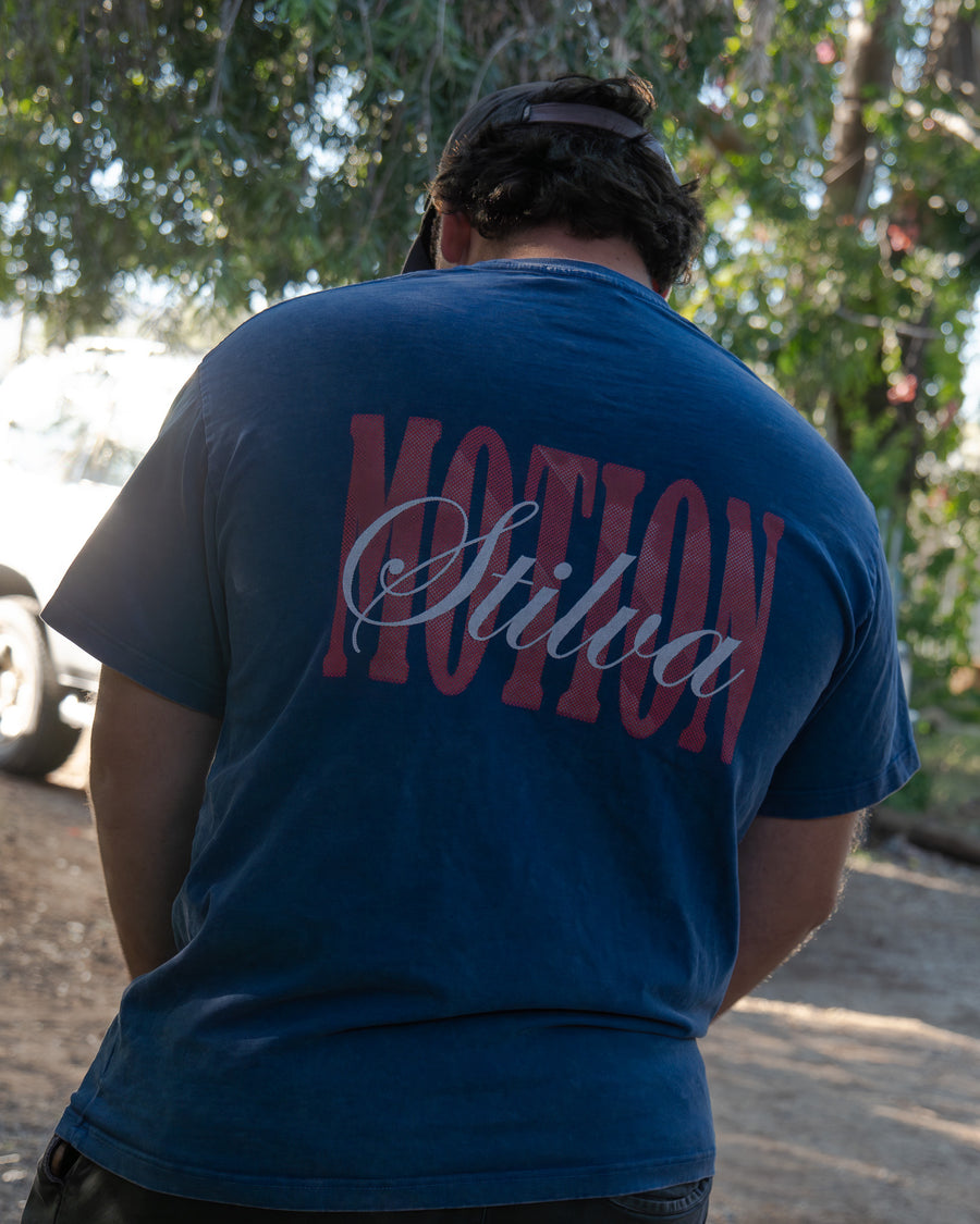 MOTION - BLUE WASHED - PREMIUM T SHIRT